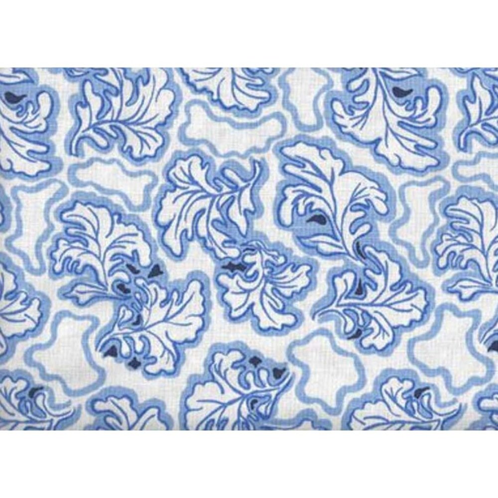2013 Mally Skok Brimfield Designer Fabric 1.125 Yards 53" Blue Textile Trade